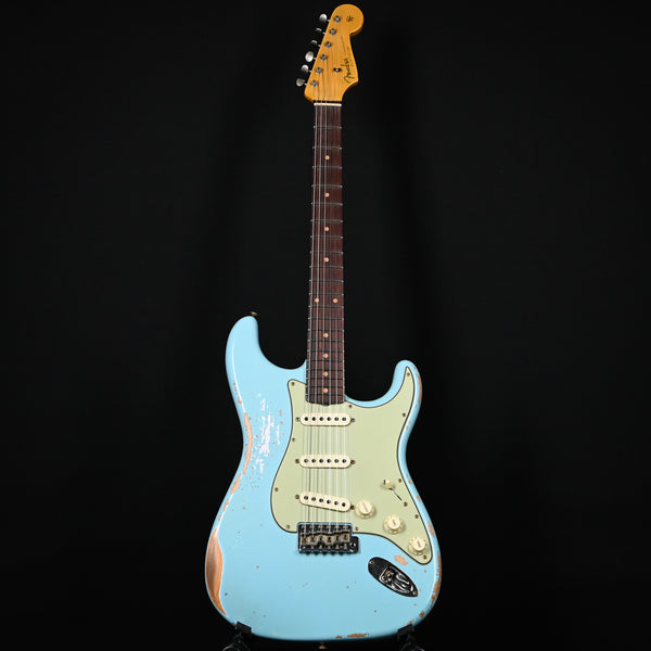 Fender Custom Shop '62 Stratocaster Heavy Relic- Aged Daphne Blue 2025 (CZ582576)