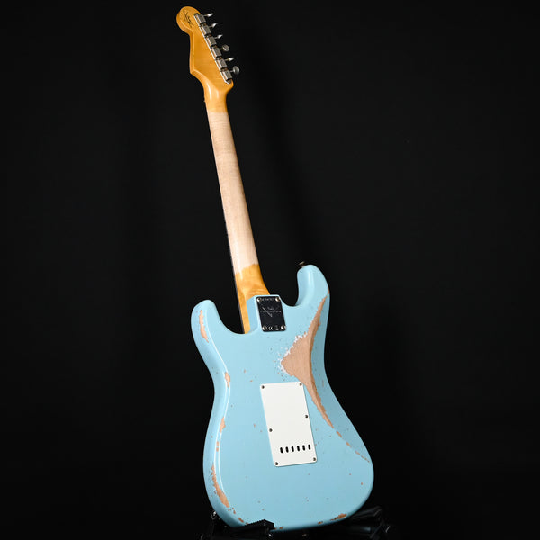Fender Custom Shop '62 Stratocaster Heavy Relic- Aged Daphne Blue 2025 (CZ582576)