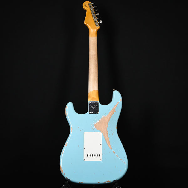 Fender Custom Shop '62 Stratocaster Heavy Relic- Aged Daphne Blue 2025 (CZ582576)