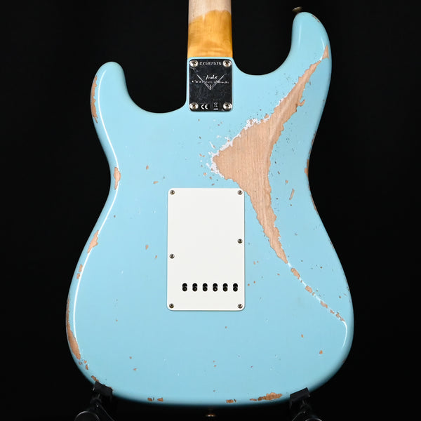 Fender Custom Shop '62 Stratocaster Heavy Relic- Aged Daphne Blue 2025 (CZ582576)