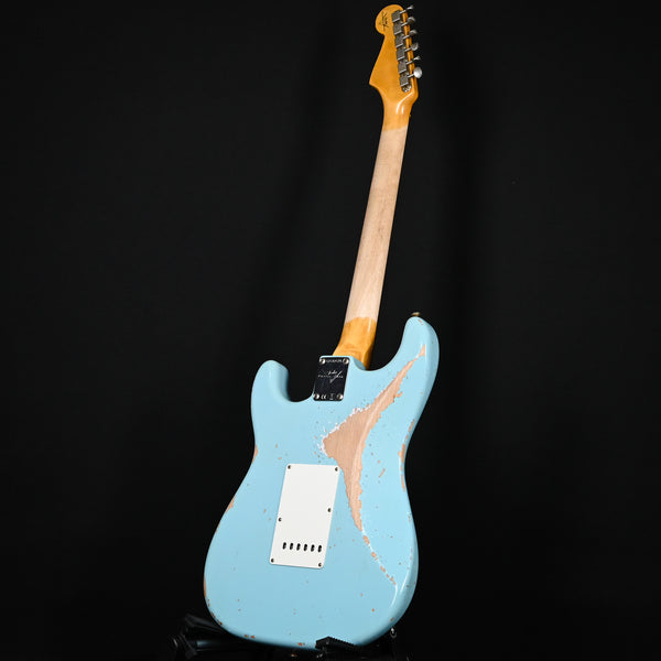 Fender Custom Shop '62 Stratocaster Heavy Relic- Aged Daphne Blue 2025 (CZ582576)