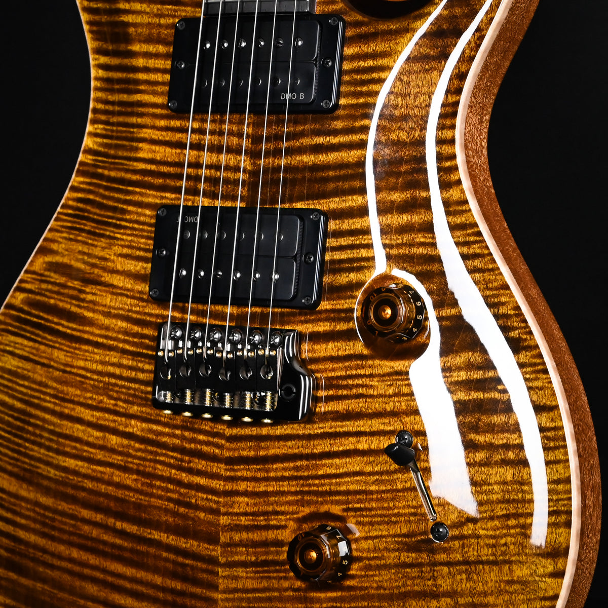 PRS Custom 24 Wood Library w/ Brazilian Rosewood, & DMO Pickups- Yellow Tiger 2026 (0431549)