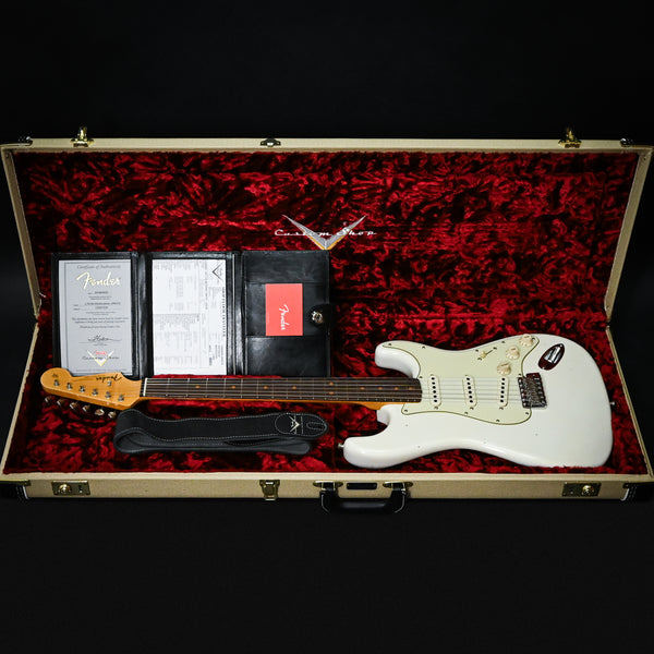 Fender Custom Shop Limited Edition '64 Stratocaster Journeyman w/ Closet Classic Hardware- Aged Olympic White 2022 (CZ557226) Used-Mint