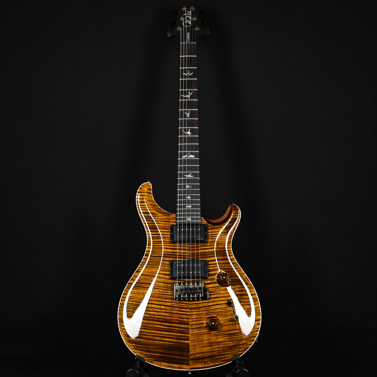 PRS Custom 24 Wood Library w/ Brazilian Rosewood, & DMO Pickups- Yellow Tiger 2026 (0431549)