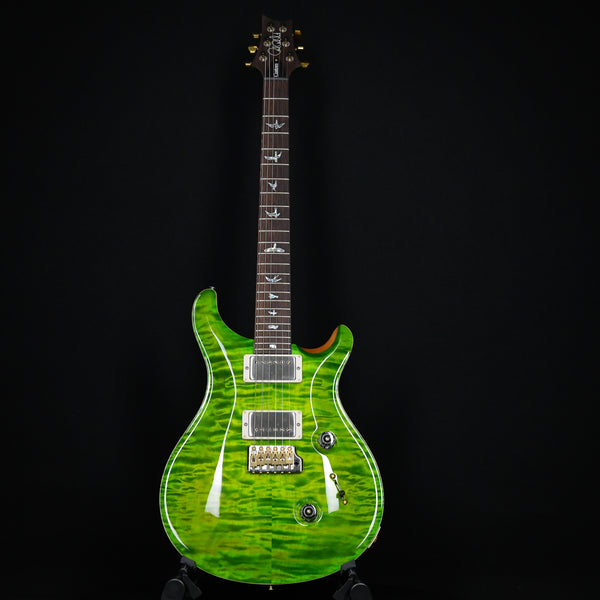 PRS Wood Library Custom 24 Fatback Quilt Maple 10 Top Stained Flame Maple Neck Brazilian Rosewood Eriza Verde 2023 (0359120 )