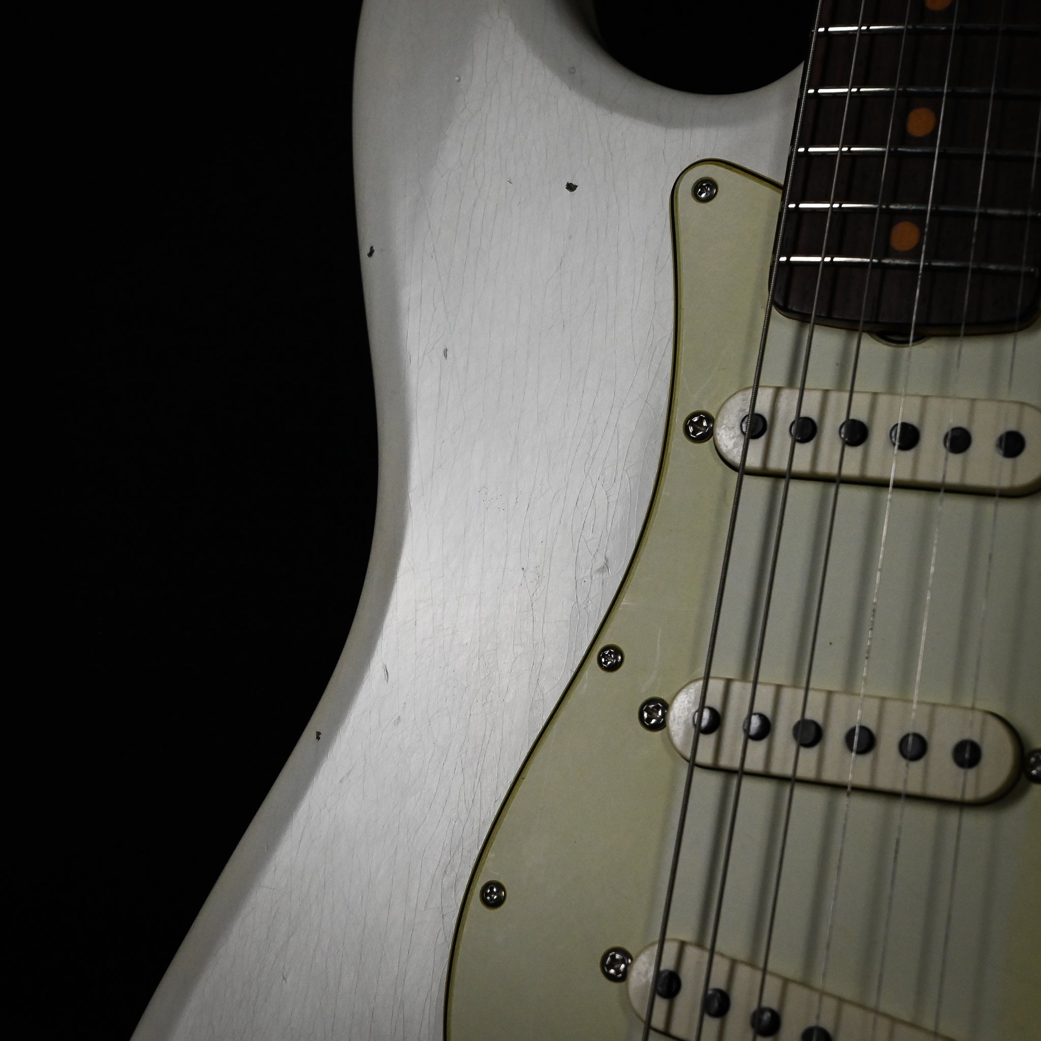 Fender Custom Shop Limited Edition '64 Stratocaster Journeyman w/ Closet Classic Hardware- Aged Olympic White 2022 (CZ557226) Used-Mint