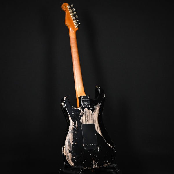 Fender Custom Shop Limited Edition Poblano Stratocaster Super Heavy Relic- Aged Black 2024 (CZ580079)