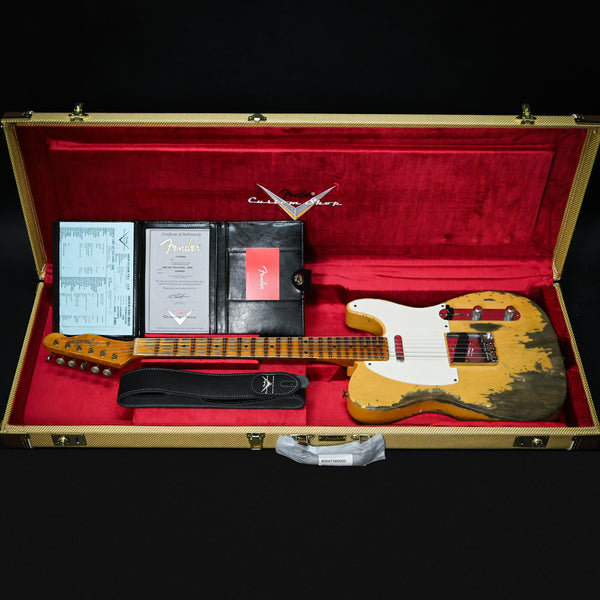 Fender Custom Shop Limited Edition 1957 Telecaster Super Heavy Relic- Aged Nocaster Blonde 2025 (CZ586558)