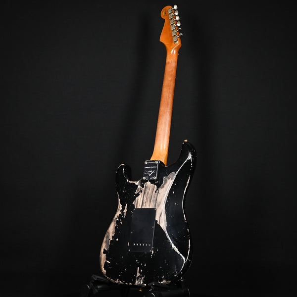 Fender Custom Shop Limited Edition Poblano Stratocaster Super Heavy Relic- Aged Black 2024 (CZ580079)