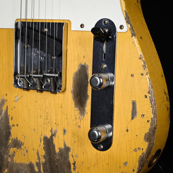 Fender Custom Shop Limited Edition 1957 Telecaster Super Heavy Relic- Aged Nocaster Blonde 2025 (CZ586558)