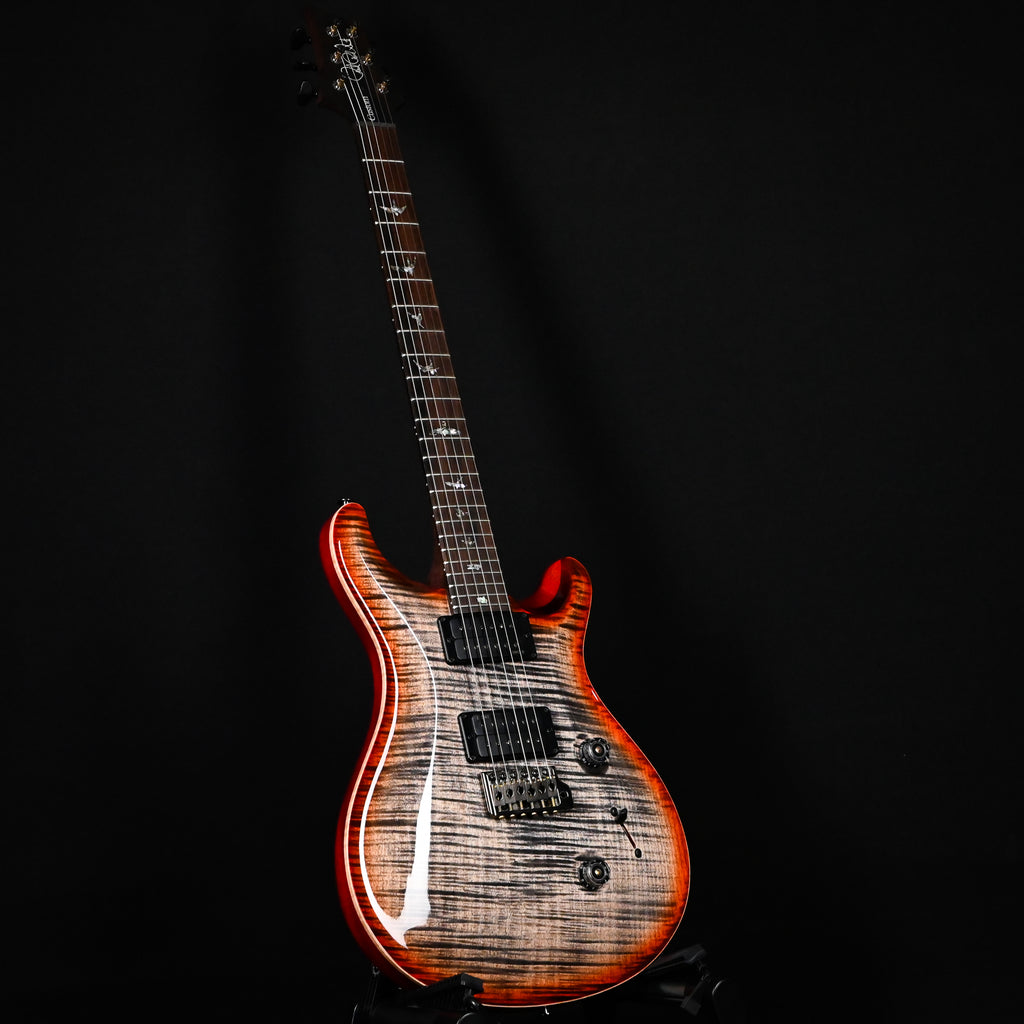 PRS Custom 24 Wood Library w/ 1-Piece Flame 10-Top, Brazilian Rosewood, & DMO Pickups- Charcoal Cherry Burst 2026 (0431634)