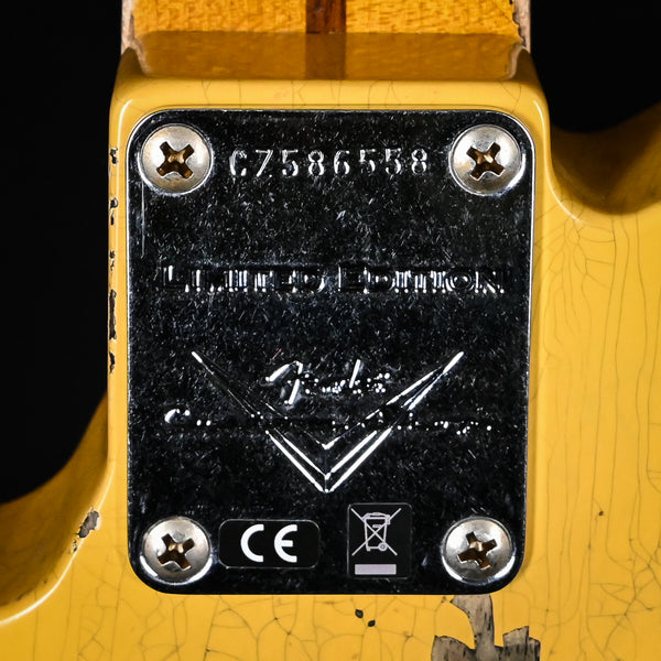 Fender Custom Shop Limited Edition 1957 Telecaster Super Heavy Relic- Aged Nocaster Blonde 2025 (CZ586558)