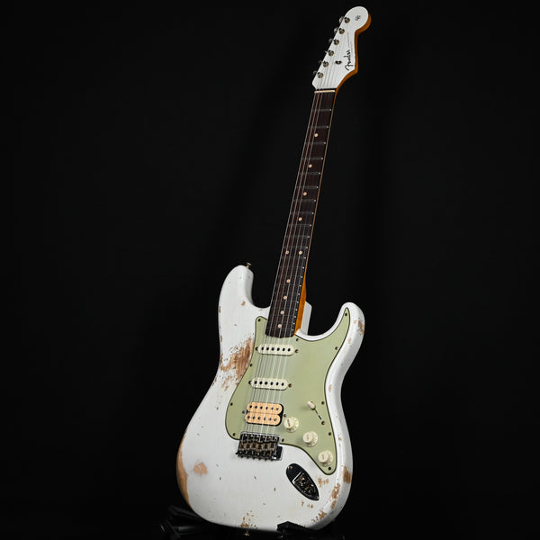Fender Custom Shop '62 Stratocaster HSS w/ Painted Headcap, Heavy Relic- Olympic White 2026 (R146555)