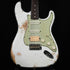 Fender Custom Shop '62 Stratocaster HSS w/ Painted Headcap, Heavy Relic- Olympic White 2026 (R146555)