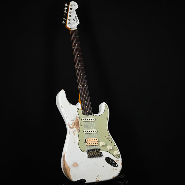 Fender Custom Shop '62 Stratocaster HSS w/ Painted Headcap, Heavy Relic- Olympic White 2026 (R146555)