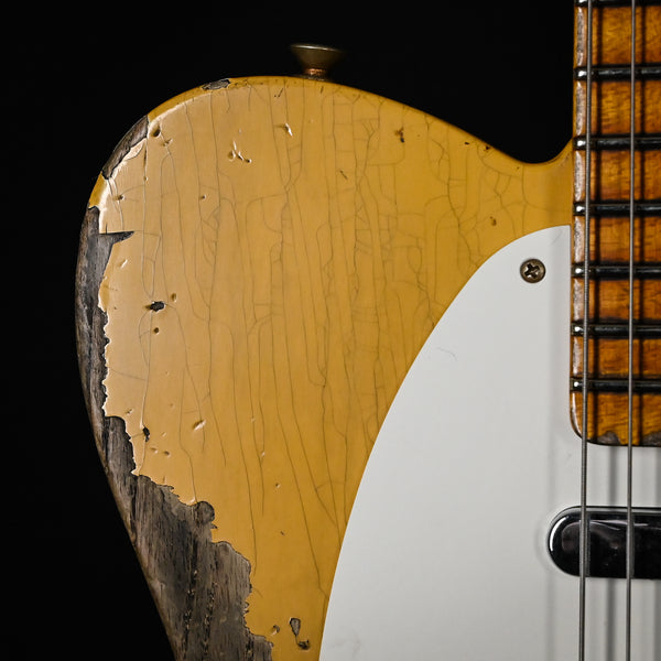 Fender Custom Shop Limited Edition 1957 Telecaster Super Heavy Relic- Aged Nocaster Blonde 2025 (CZ586558)