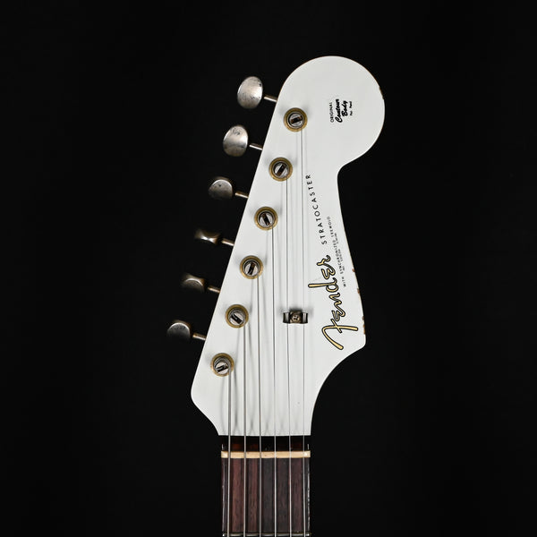 Fender Custom Shop '62 Stratocaster HSS w/ Painted Headcap, Heavy Relic- Olympic White 2026 (R146555)