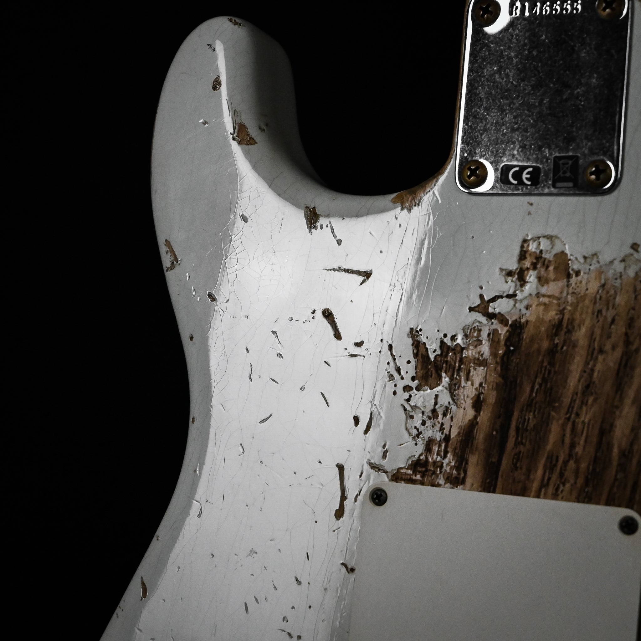 Fender Custom Shop '62 Stratocaster HSS w/ Painted Headcap, Heavy Relic- Olympic White 2026 (R146555)