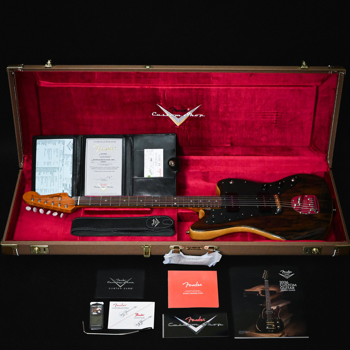 Fender Custom Shop Artisan Ziricote Jazzmaster NOS- Aged Natural 2026 (CZ592072)