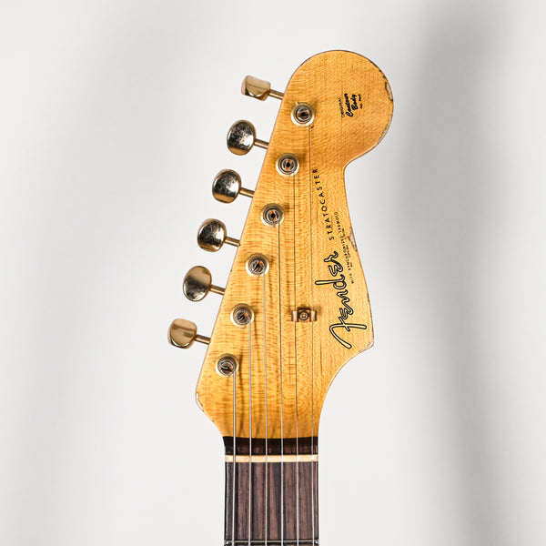 Fender Custom Shop 1962 Stratocaster w/ Gold Hardware & Josefina Handwound Pickups, Heavy Relic- Black/ Purple Paisley 2025 (R139391)