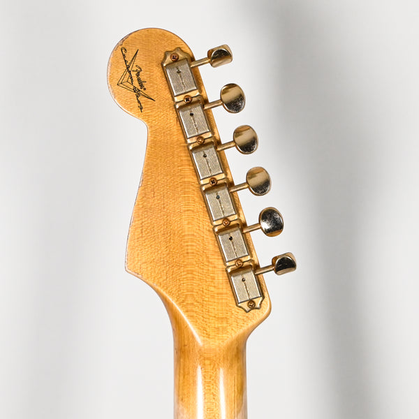 Fender Custom Shop 1962 Stratocaster w/ Gold Hardware & Josefina Handwound Pickups, Heavy Relic- Black/ Purple Paisley 2025 (R139391)