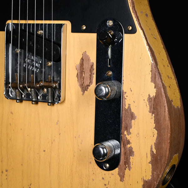 Fender Custom Shop '52 Telecaster Super Heavy Relic- Aged Nocaster Blonde 2024 (R140560)