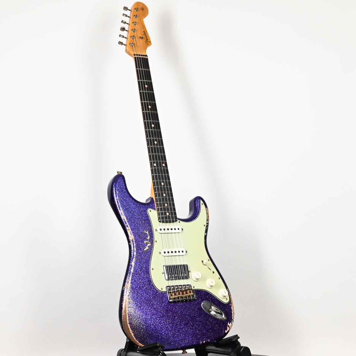 Fender Custom Shop '62 Stratocaster HSS w/ Alder Body, Heavy Relic- Purple Sparkle 2026 (R152348)
