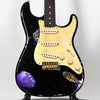 Fender Custom Shop 1962 Stratocaster w/ Gold Hardware & Josefina Handwound Pickups, Heavy Relic- Black/ Purple Paisley 2025 (R139564)