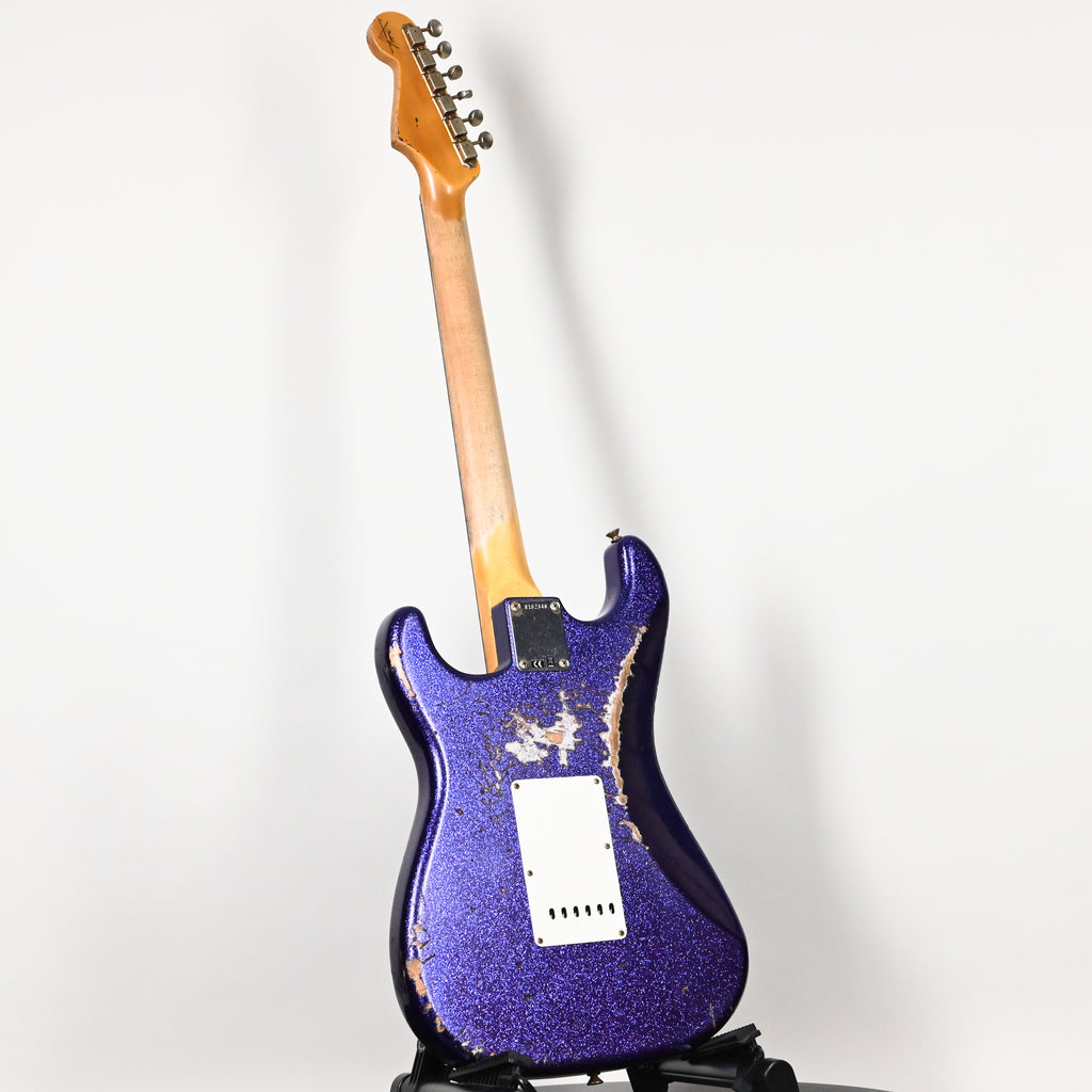 Fender Custom Shop '62 Stratocaster HSS w/ Alder Body, Heavy Relic- Purple Sparkle 2026 (R152348)