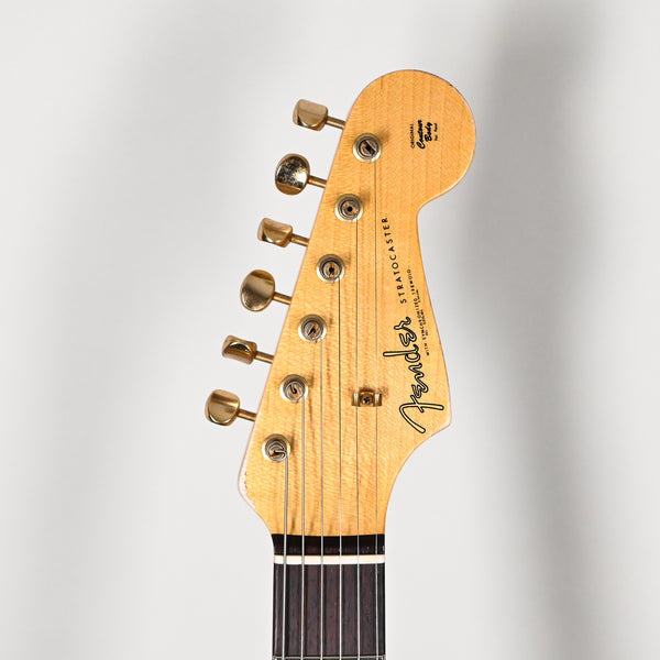 Fender Custom Shop 1962 Stratocaster w/ Gold Hardware & Josefina Handwound Pickups, Heavy Relic- Black/ Purple Paisley 2025 (R139564)