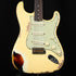 Fender Custom Shop '61 Stratocaster Heavy Relic- Aged Vintage White/ 3 Color Sunburst 2025 (CZ582221)