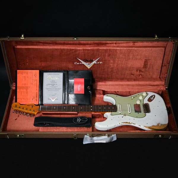 Fender Custom Shop '62 Stratocaster HSS Heavy Relic- Olympic White 2026 (R148599)
