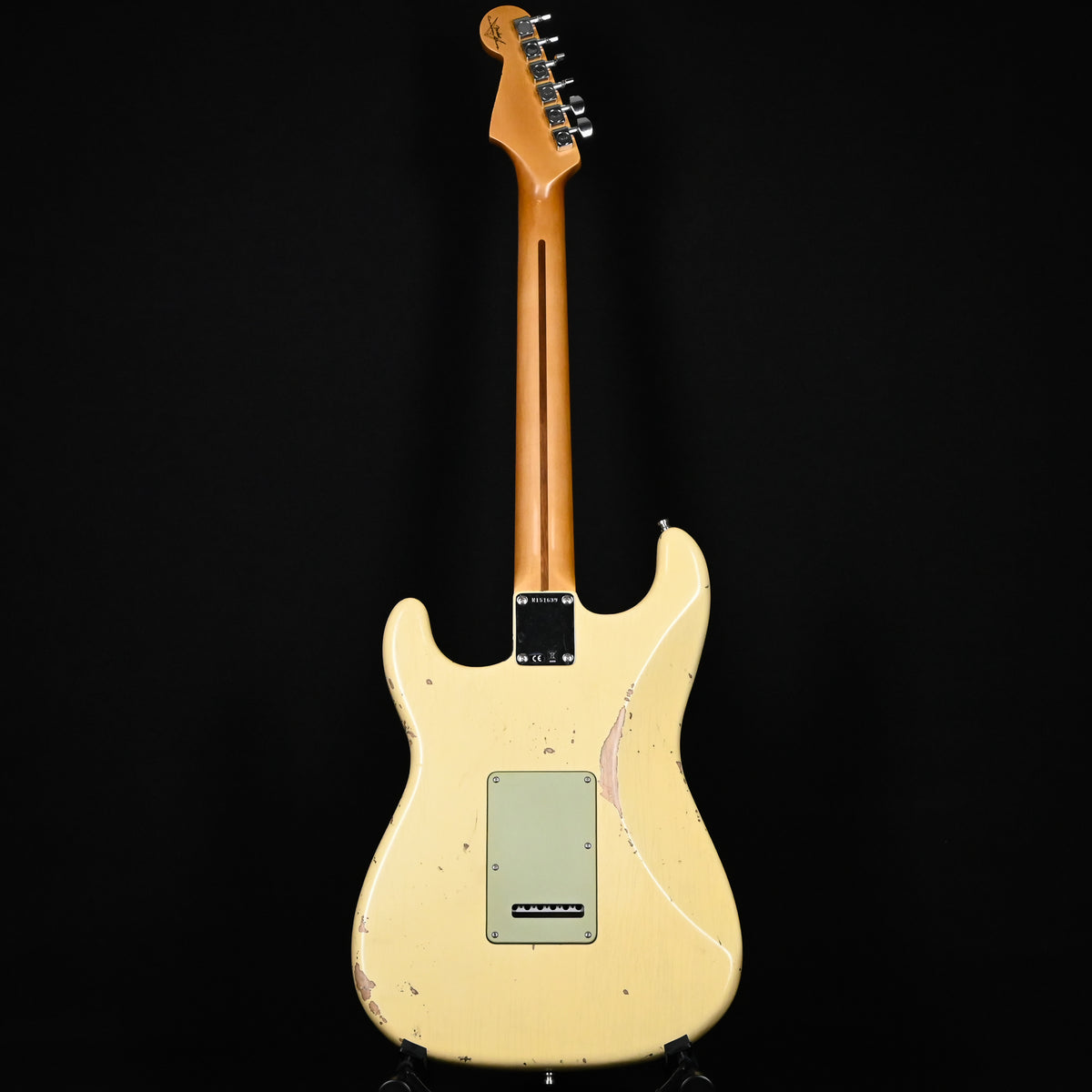 Fender Custom Shop Deluxe Stratocaster w/ Seymour Duncan SH4B Humbucker, Relic/ Closet Classic Hardware- Aged Vintage White 2026 (R151639)