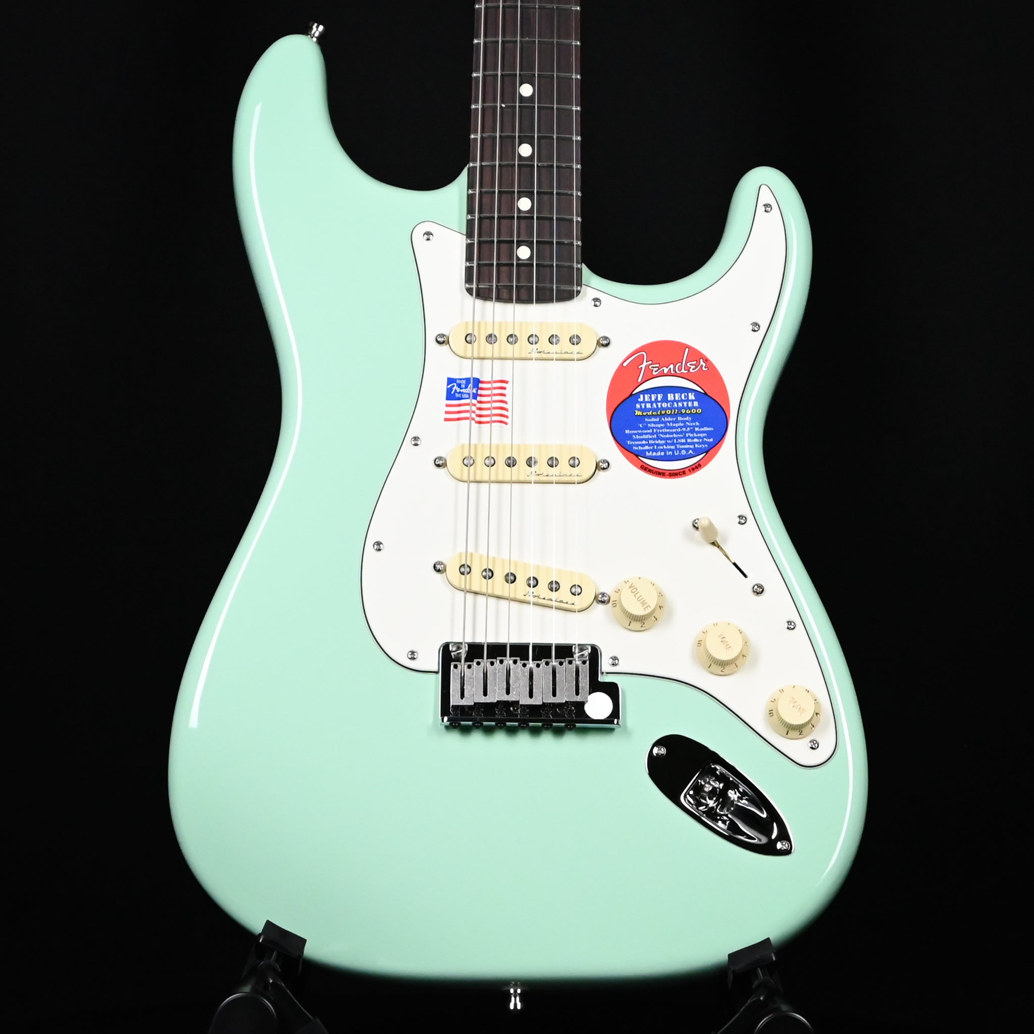 Fender Artist Series Jeff Beck Stratocaster w/ Rosewood- Surf Green (U |  Miami-Guitars