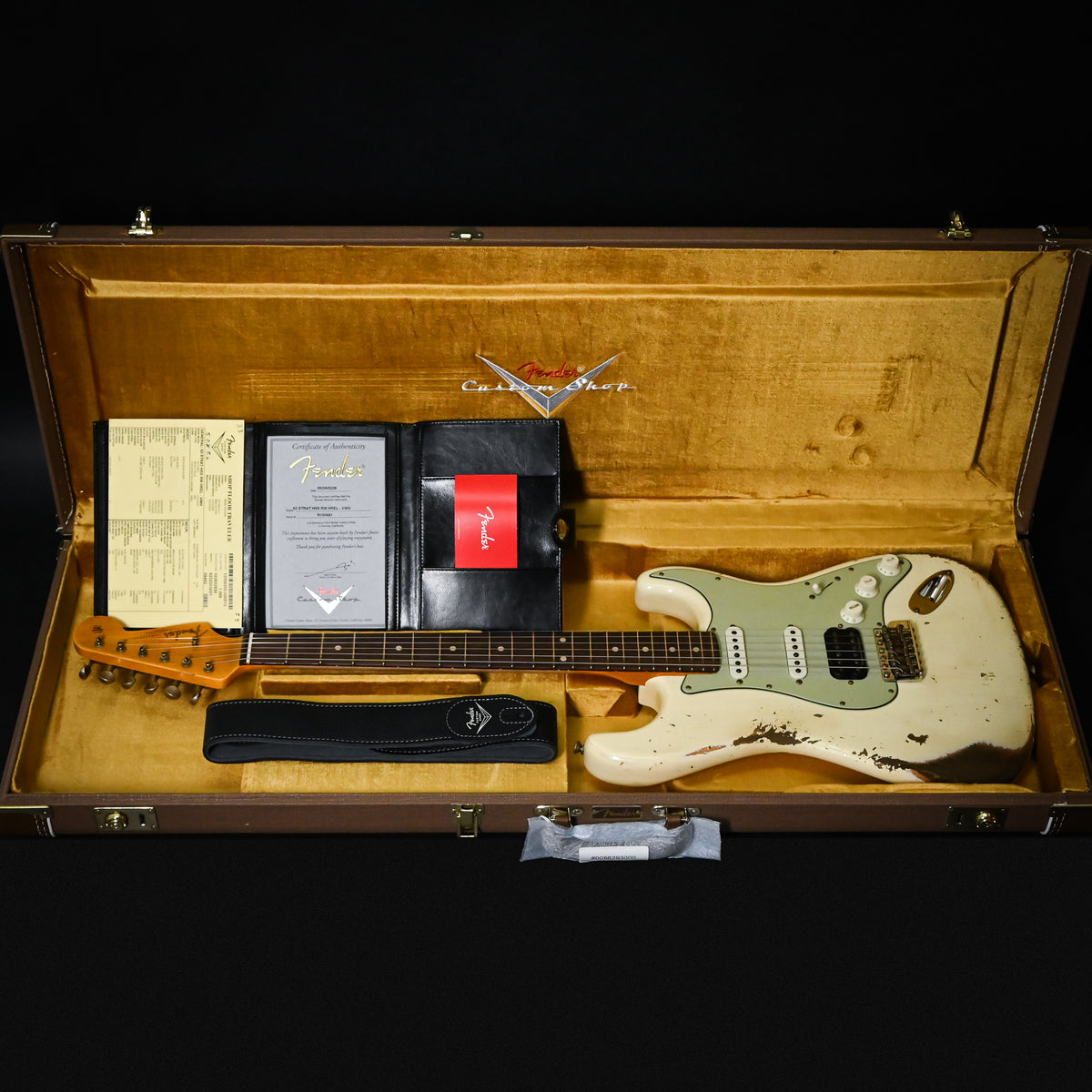 Fender Custom Shop '62 Stratocaster HSS w/ Alder Body, Heavy Relic- Vintage White 2026 (R150481)