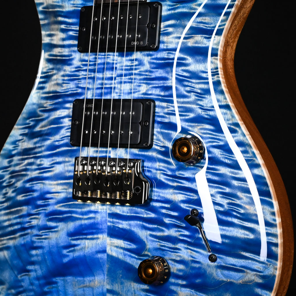 PRS Custom 24 Wood Library w/ Brazilian Rosewood, & DMO Pickups- Faded Blue Jean (Natural Back) 2026 (0434659)