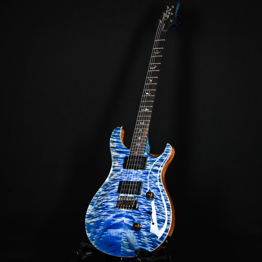 PRS Custom 24 Wood Library w/ Brazilian Rosewood, & DMO Pickups- Faded Blue Jean (Natural Back) 2026 (0434659)