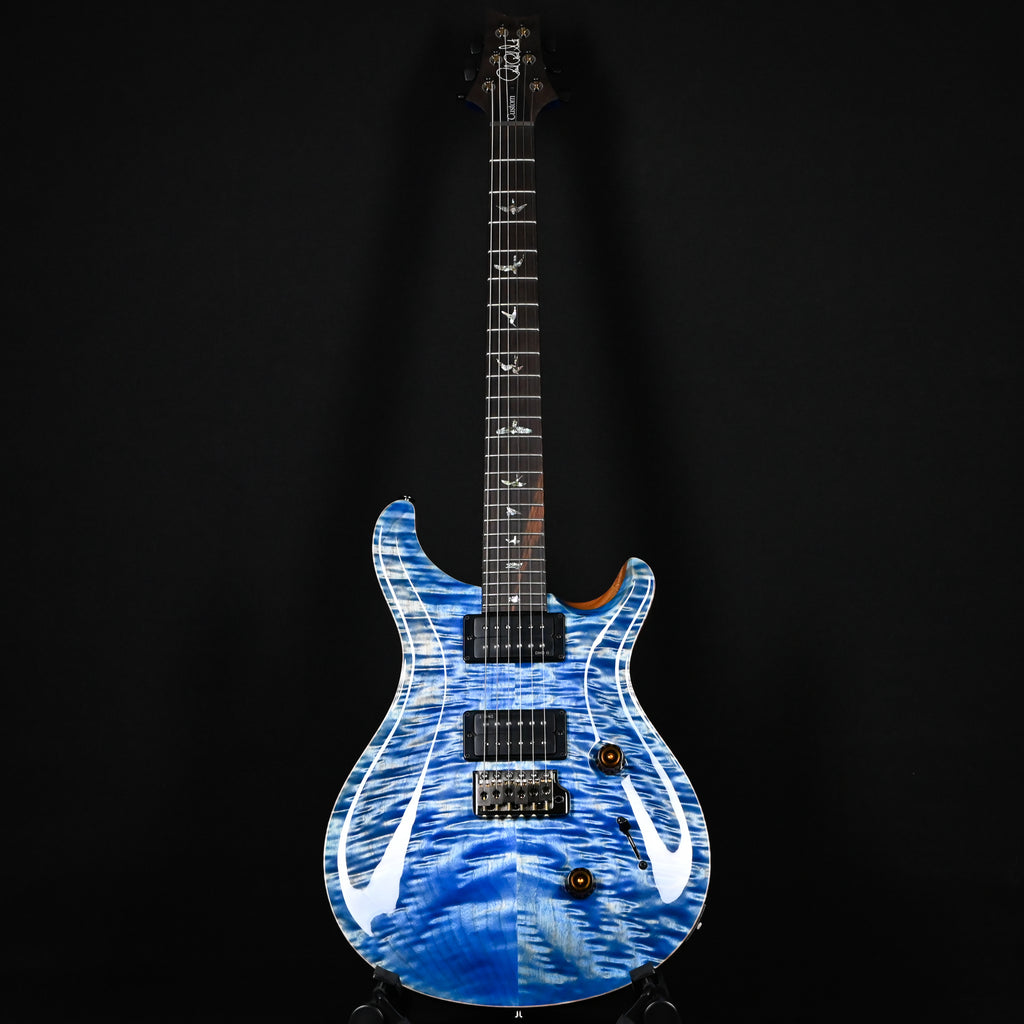 PRS Custom 24 Wood Library w/ Brazilian Rosewood, & DMO Pickups- Faded Blue Jean (Natural Back) 2026 (0434659)