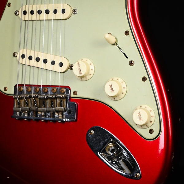 Fender Custom Shop Limited Edition 64 L-Series Stratocaster Journeyman- Aged Candy Apple Red 2025 (L11804)