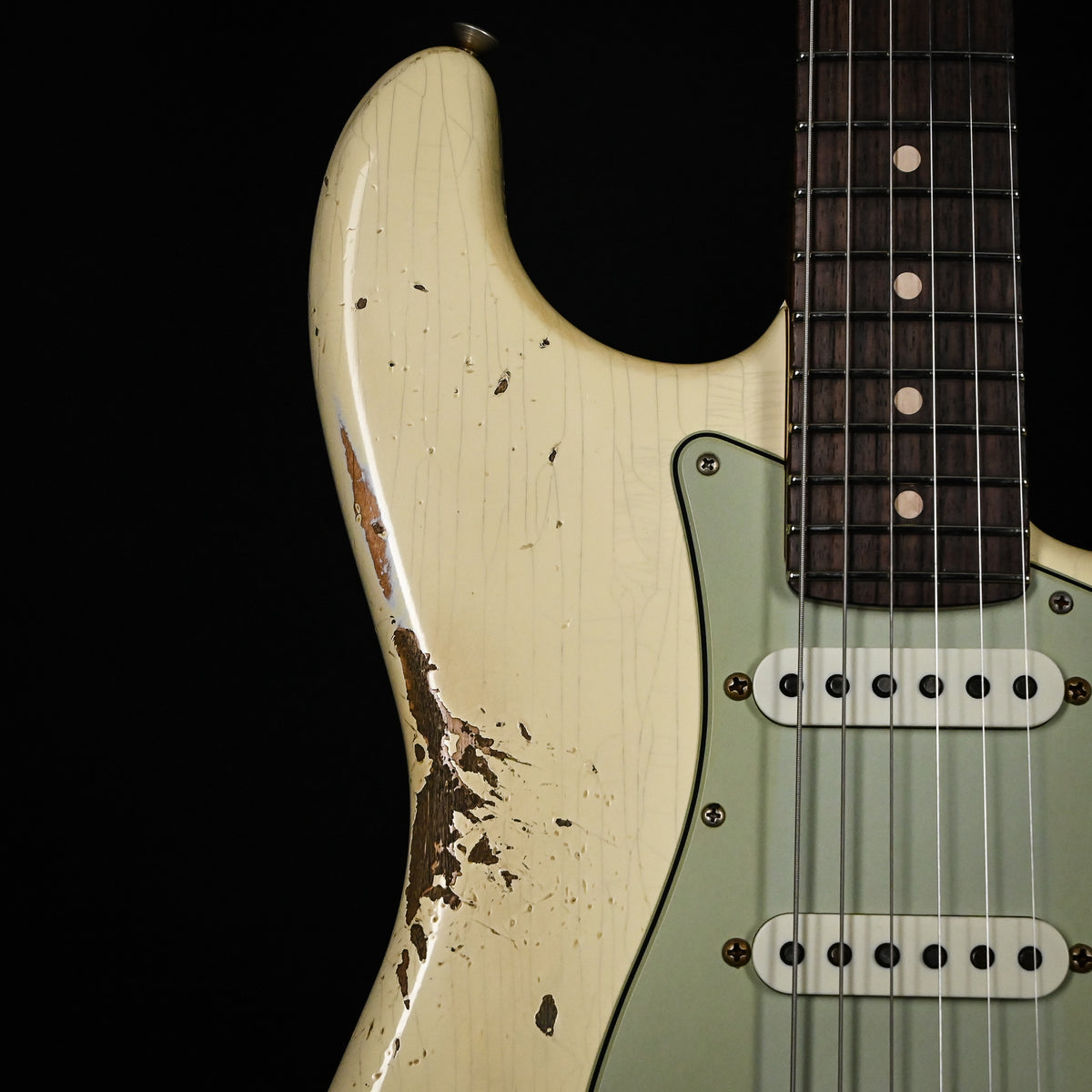 Fender Custom Shop '62 Stratocaster HSS w/ Alder Body, Heavy Relic- Vintage White 2026 (R150481)