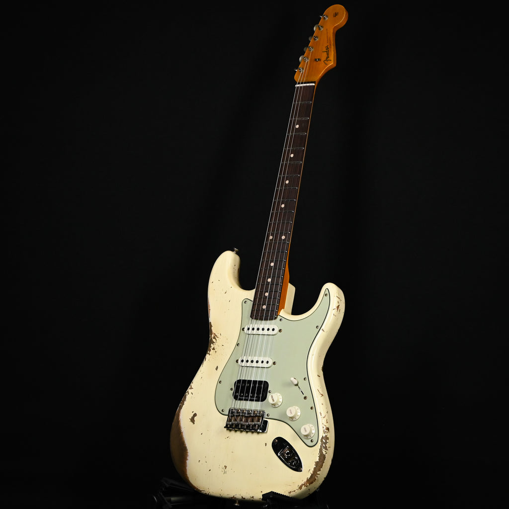 Fender Custom Shop '62 Stratocaster HSS w/ Alder Body, Heavy Relic- Vintage White 2026 (R150481)