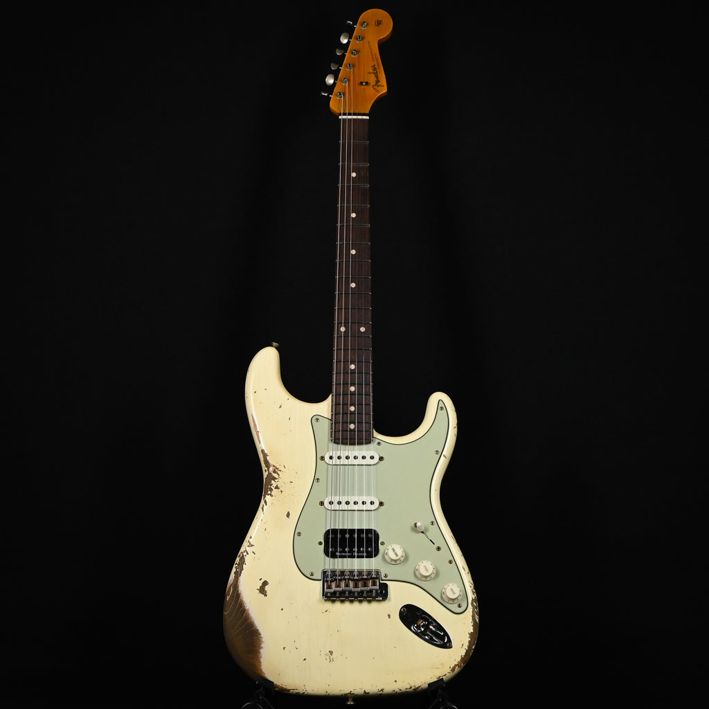 Fender Custom Shop '62 Stratocaster HSS w/ Alder Body, Heavy Relic- Vintage White 2026 (R150481)