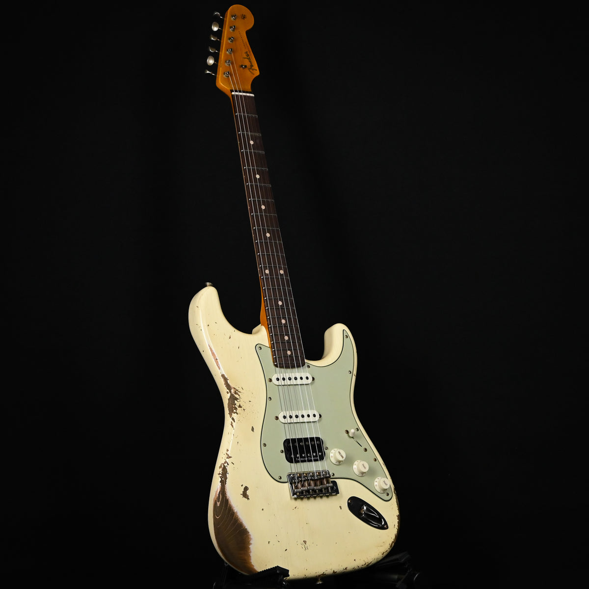 Fender Custom Shop '62 Stratocaster HSS w/ Alder Body, Heavy Relic- Vintage White 2026 (R150481)