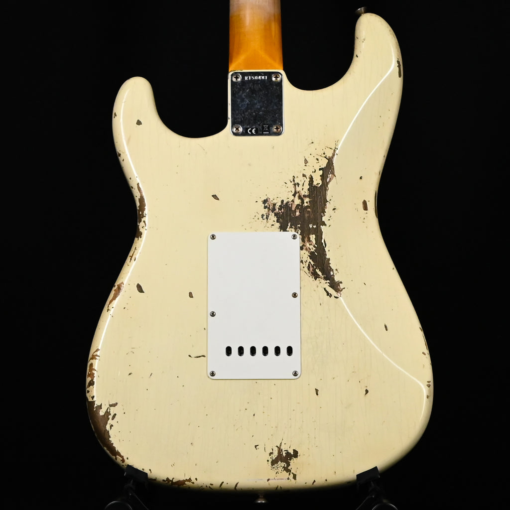 Fender Custom Shop '62 Stratocaster HSS w/ Alder Body, Heavy Relic- Vintage White 2026 (R150481)
