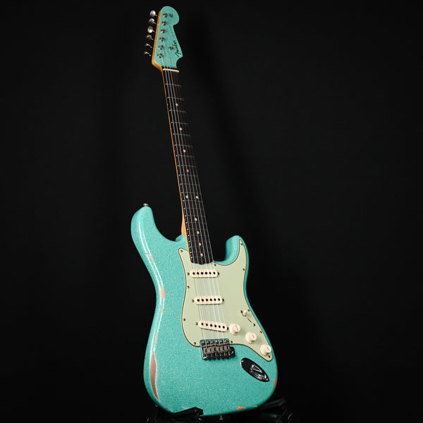 Fender Custom Shop Limited Edition 1960 Stratocaster Relic- Aged Sea Foam Green Sparkle 2025 (CZ585318)