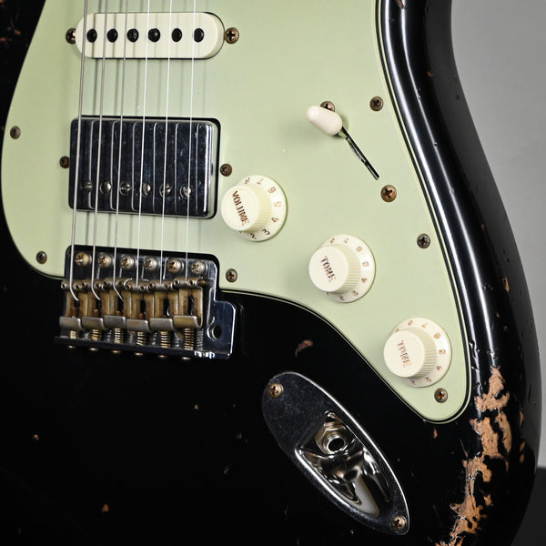 Fender Custom Shop '62 Stratocaster HSS Heavy Relic- Black 2026 (R148142)