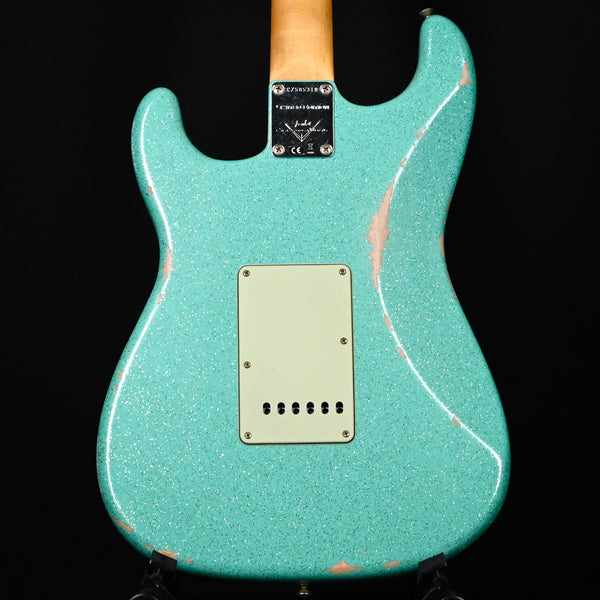 Fender Custom Shop Limited Edition 1960 Stratocaster Relic- Aged Sea Foam Green Sparkle 2025 (CZ585318)