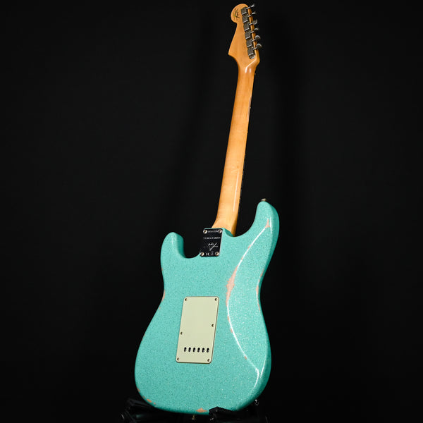 Fender Custom Shop Limited Edition 1960 Stratocaster Relic- Aged Sea Foam Green Sparkle 2025 (CZ585318)