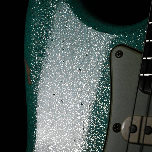 Fender Custom Shop Limited Edition 1960 Stratocaster Relic- Aged Sea Foam Green Sparkle 2025 (CZ585318)