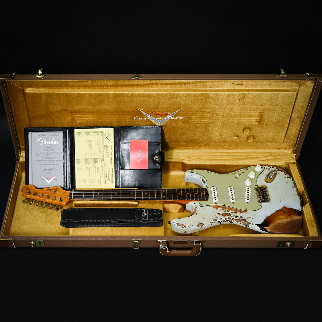 Fender Custom Shop '61 Stratocaster Super Heavy Relic- Super Faded Aged Sonic Blue / 3 Color Sunburst 2025 (CZ586959)